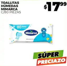 Merco TOALLITAS HÚMEDAS MIMARCA C/80 PIEZAS oferta