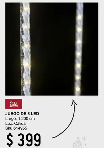 Sodimac Homecenter Juego de 8 led oferta