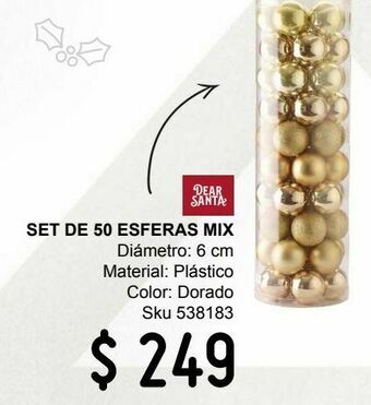 Set de 50 esferas mix
