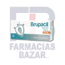 Farmacias Bazar BRUPACIL 10MG 10 GRAGEAS BRULUART oferta