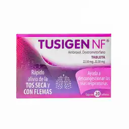 Farmacias YZA Tusigen Nf 20 Tabs oferta