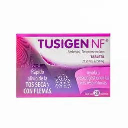 Farmacias YZA Tusigen Nf 20 Tabs oferta