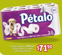 Soriana Híper Pétalo Papel Higiénico oferta