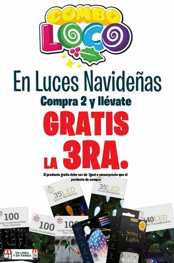 HEB Luces de navidad oferta