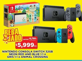 HEB Nintendo switch nintendo oferta