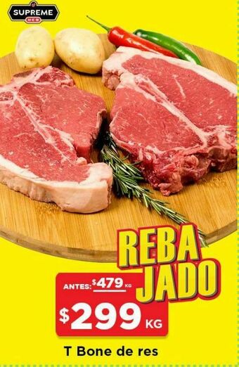 HEB T bone de res oferta