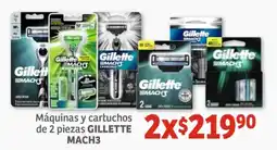 Soriana Híper GILLETTE MACH3 oferta
