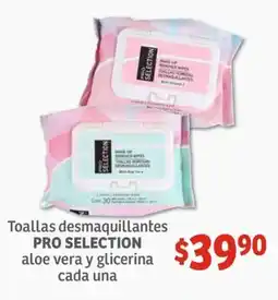 Soriana Híper PRO SELECTION Toallas Desmaquillantes oferta