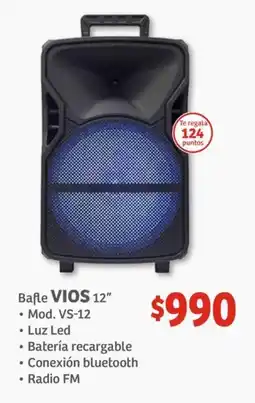 Soriana Híper VIOS Bafle 12" oferta