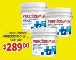 Soriana Híper PRECÍSSIMO Cubeta Pintura 18 L. oferta
