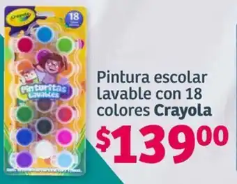 Soriana Híper Crayola Pintura escolar oferta