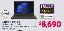 Soriana Híper Laptop HP 14" oferta