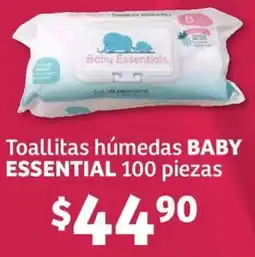 Soriana Híper Toallitas húmedas BABY ESSENTIAL 100 piezas oferta