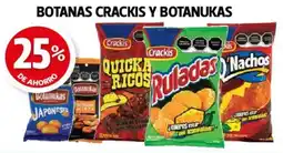 Farmacias Guadalajara BOTANAS CRACKIS Y BOTANUKAS oferta