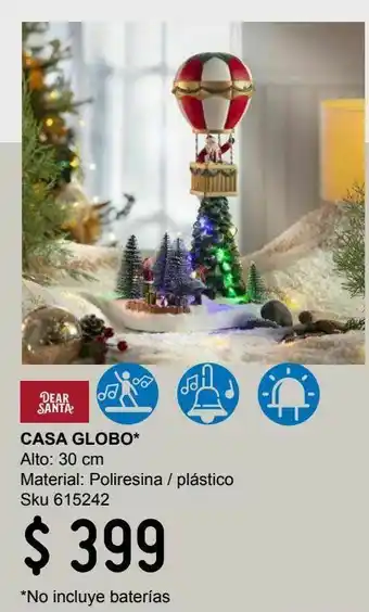 Sodimac Homecenter Casa globo* oferta