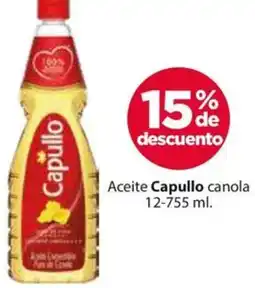 Aceite capullo canola