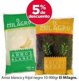 El milagro arroz blanco y frijol negro