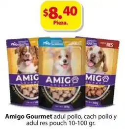 Zorro Amigo gourmet adul pollo, cach pollo y adul res pouch oferta