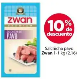 Zorro Zwan salchicha pavo oferta