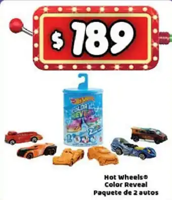 Bodega Aurrerá Hot Wheels Color Reveal Paquete de 2 Autos oferta