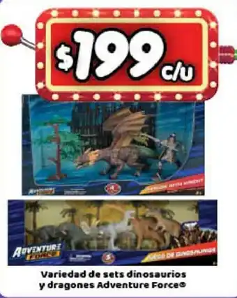 Variedad de Aets Dinosaurios y Dragones Adventure Force