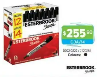 Tony Super Papelerías Esterbrook Sharpie CJA/14 oferta