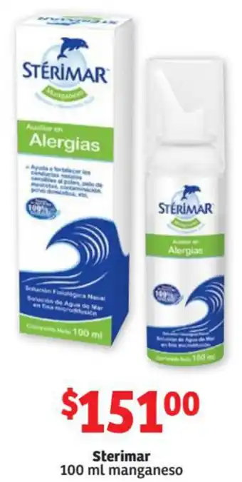Soriana Mercado Sterimar 100ml Manganeso oferta