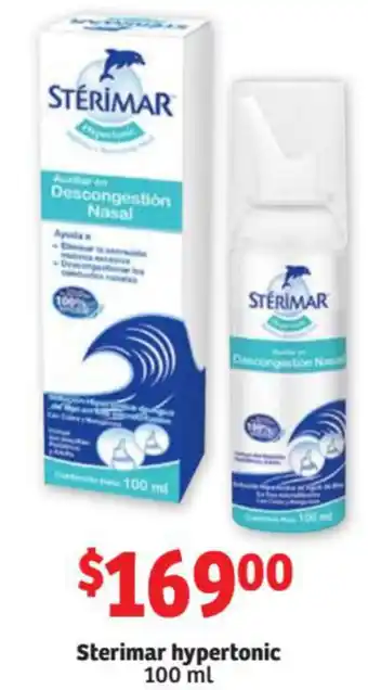 Soriana Mercado Sterimar Hypertonic 100ml oferta