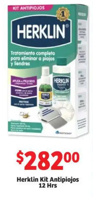 Soriana Mercado Herklin Kit Antipiojos 12 Hrs oferta
