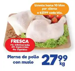 Pierna de pollo con muslo