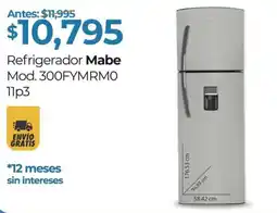 Chedraui Refrigerador Mabe oferta