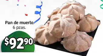 Soriana Mercado Pan de muerto oferta