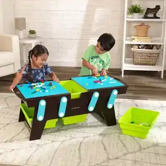 Costco Kidkraft, Mesa Building Bricks Play N Store oferta