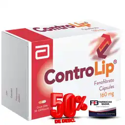 Farmacias Bazar CONTROLIP 160MG 30 CAPSULAS oferta