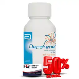 Farmacias Bazar DEPAKENE 250MG JARABE 120ML oferta