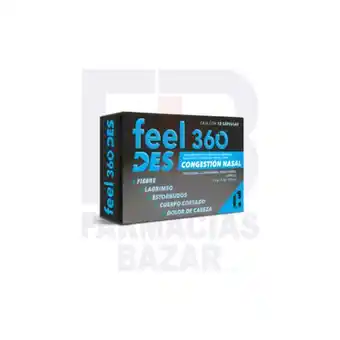 Farmacias Bazar FEEL 360 DES 12 CAPSULAS oferta