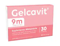 Farmacias Bazar GELCAVIT 9 MESES 30 CAPSULAS PHARMACAPS oferta