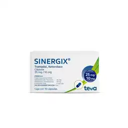 Farmacias Bazar SINERGIX 25/10MG 10 CAPSULAS oferta