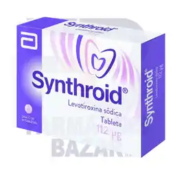 Farmacias Bazar SYNTHROID 112MCG 30 TABLETAS oferta