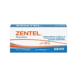 Farmacias Bazar ZENTEL 200MG 10 TABLETAS oferta
