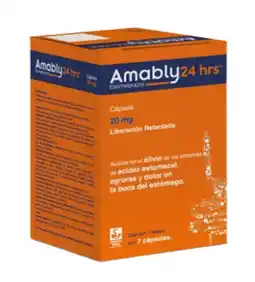 Farmacias Bazar AMABLY 24HRS 20MG 7 CAPSULAS oferta