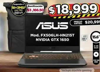 Notebook asus nvidia gtx 1650