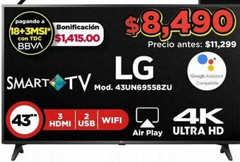 Bodega Aurrerá Smart tv lg oferta