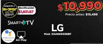 Bodega Aurrerá Smart tv lg oferta