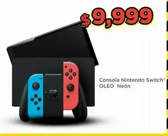 Bodega Aurrerá Consola nintendo switch oled neón oferta