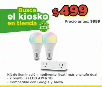 Bodega Aurrerá Kit de iluminación inteligente next oferta