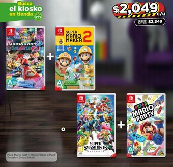 Bodega Aurrerá Videojuegos nintendo oferta