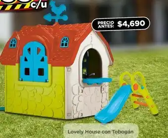 Lovely house con tobogán