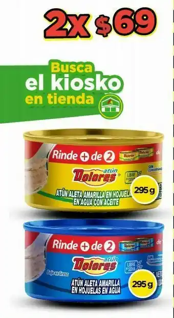 Bodega Aurrerá Atún dolores x 2 oferta