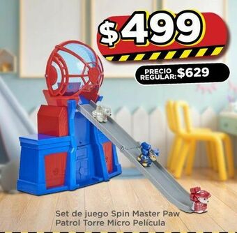 Bodega Aurrerá Set de juego spin master paw patrol torre micro película oferta